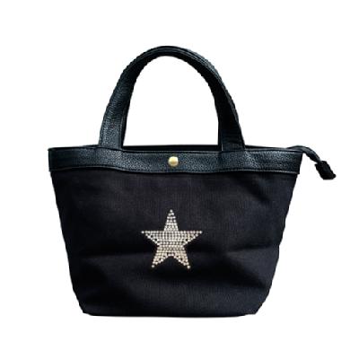 Star tote bag S(Black)