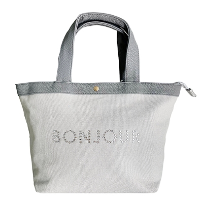 SmileyM tote bag L(Black) FASHION GOODS Bling Me!