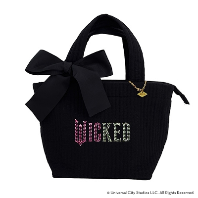 WICKED キルティングトートバッグ （Black) FASHION GOODS Bling Me!
